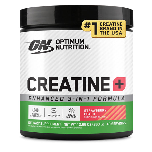 Optimum Nutrition creatine+ strawberry peach 360g