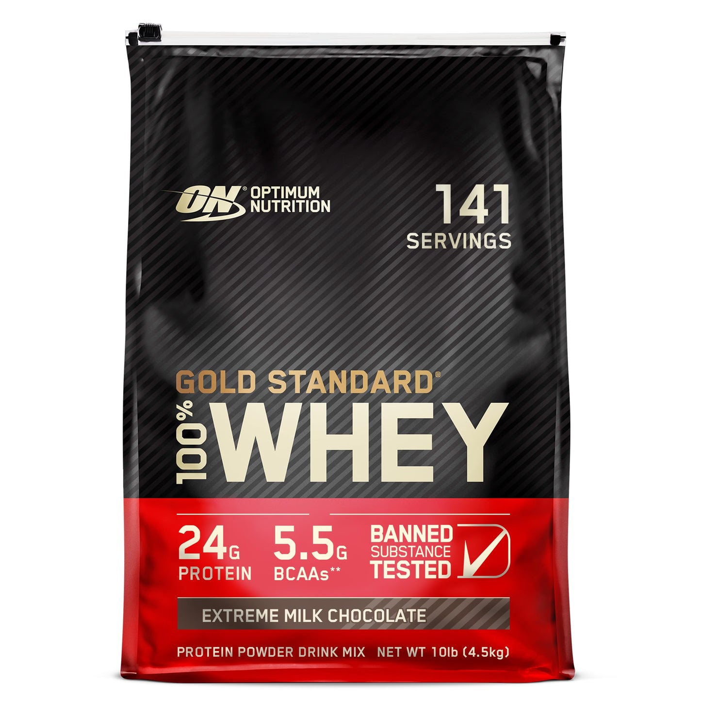 Optimum Nutrition Gold Standard extreme milk chocolate protein powder 10lb
