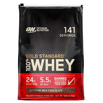 Optimum Nutrition Gold Standard extreme milk chocolate protein powder 10lb