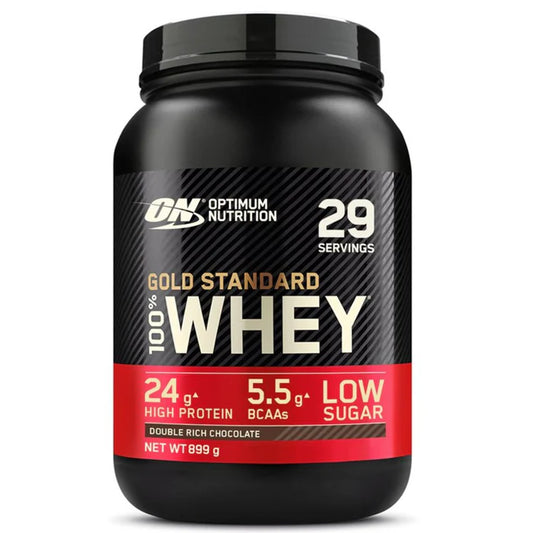 Optimum Nutrition Gold Standard double rich chocolate protein powder, 2 LB