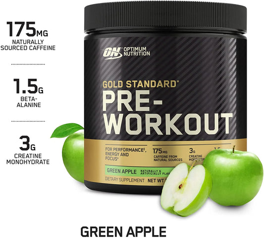 Optimum Nutrition Gold Standard pre-workout green apple, 30 serv 300g